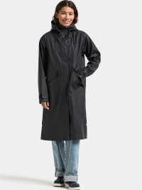 Didriksons Melinda regnjacka, svart