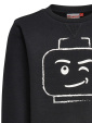 Lego ansikte sweatshirt svart