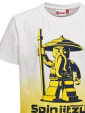 Lego Ninjago vit/gul t-shirt barntrja