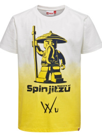 Lego Ninjago vit/gul t-shirt barntrja