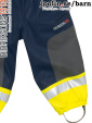 Boardman navy fleecefodrat regnset, barn