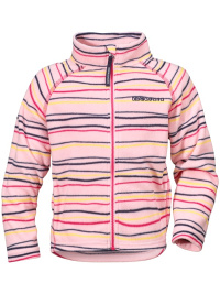 Didriksons Monte pink fleece barnjacka