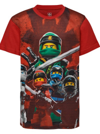 LegoWear Ninjago punainen t-paita