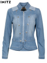 Jeansjacka, ljus denim