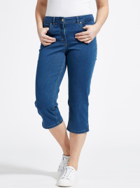 LauRie Charlotte Capri, medium blue denim