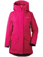 Didriksons Frida, warm fuchsia parka