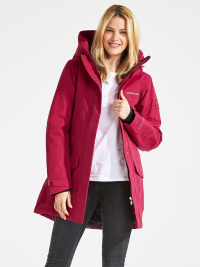 Didriksons Frida, warm fuchsia parka