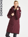 Didriksons Eline, wine red parka