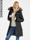 Didriksons Nadine, black/svart parka