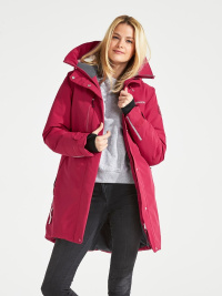 Didriksons Silje, warm fuchsia parka