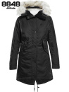 8848 Passion parka black/svart