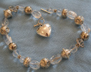 Halsband med bergkristaller