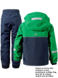 Didriksons Kooruna kids set sharp blue