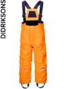 Didriksons Idre bright orange barnbyxa