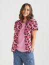 Blus i cerise ton p vit botten