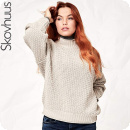 Tröja i Organic Cotton, ljus kitt. Skovhuus