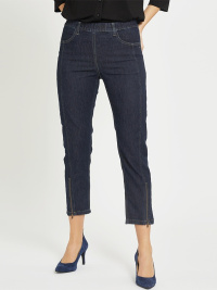 LauRie Piper jeans, mrk denim, 7/8-dels lngd. Organic