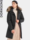 Didriksons Erika, black, parka