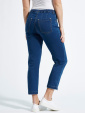 LauRie Piper jeans mellanbl 7/8-dels lngd