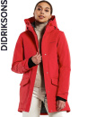 Didriksons Frida, warm fuchsia parka