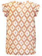 Blus, mocka/gr�ddvit