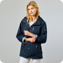 V�r-jacka med fina detaljer, marin