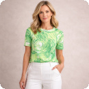 Tr�ja i underbar f�rgkombo, p�rongr�n