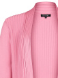 Cardigan i vacker stickning, stark rosa