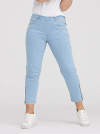 LauRie Piper jeans ljus bl 7/8-dels lngd. Hrlig frg!