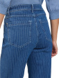 Jeans med smal rand, denim. Jane-passform