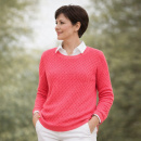 Vackert m�nsterstickad tr�ja, Rouge Red