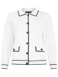 Chanelinspirerad tr�ja, offwhite/marin