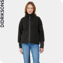 Didriksons Mella, black Teddyjacka