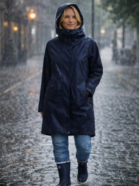 Didriksons Elly regnjacka, marin