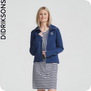 Didriksons Lilja marin, jacka i microfleece