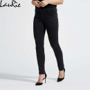 LauRie-jeans Laura slim, svart denim