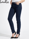 LauRie-jeans Laura slim, mrk bl denim