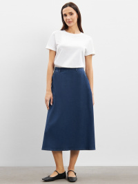 LauRie Asta kjol, medium blue denim